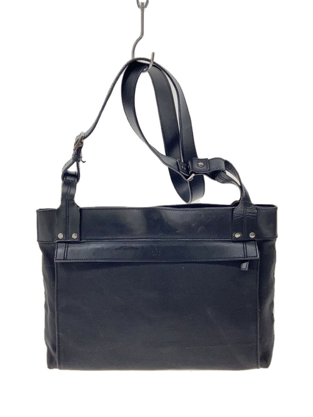 Gucci tote leather shoulder strap Black
